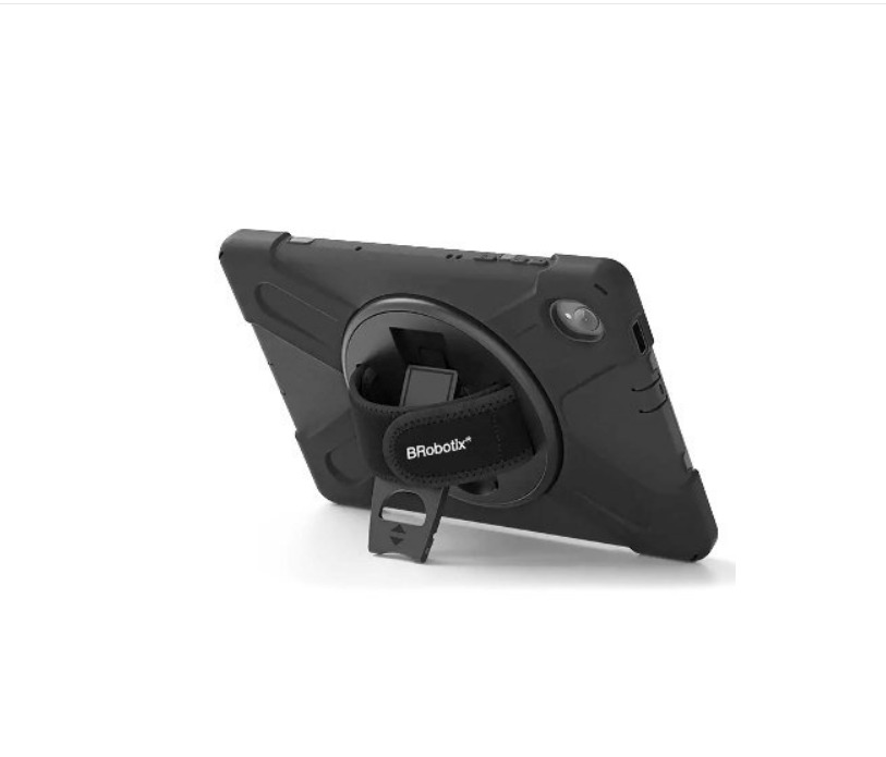 Funda antishock de 360 ​​grados Giratorios pc + Silicona Case de Cubierta de Tableta Híbrida Con Banda de Mano Para Lenovo Tab K10/M10 Plus